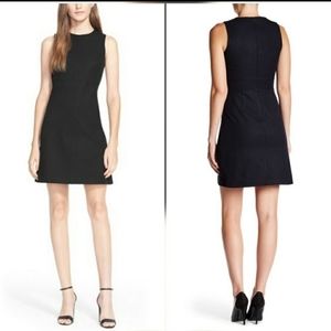 Theory Raneid Navy Blue Shift Dress